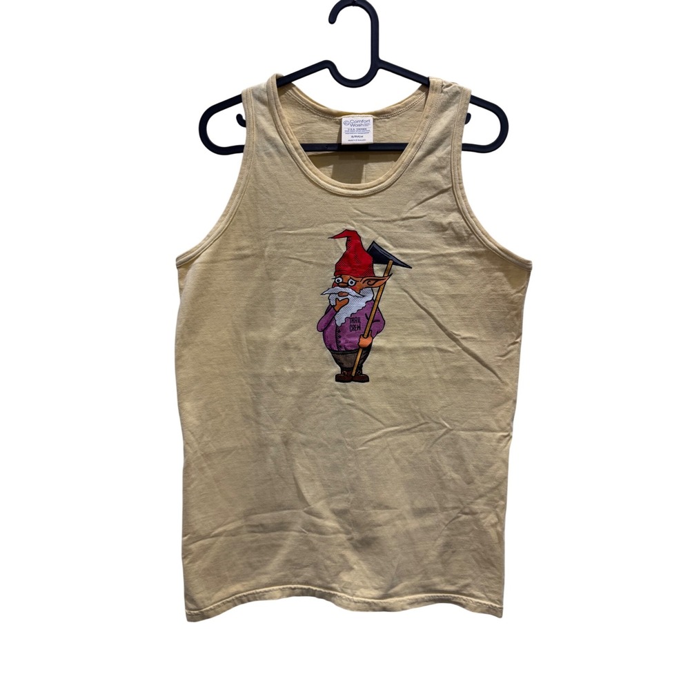Comfort Wash Tank Top S Trail Crew‎ Gnome USA Grown Cotton Sleeveless
